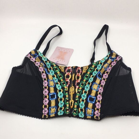NWT Savage x Fenty by Rihanna Chained in Lace Bustier Size Large 12-14 - Picture 8 of 16